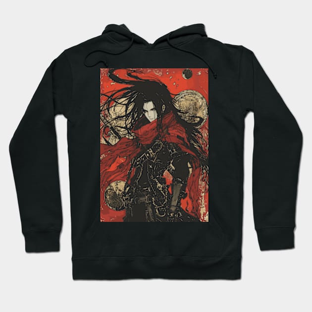 Vincent Valentine FF7 Final Fantasy VII Rebirth Hoodie by peculiarbutcute